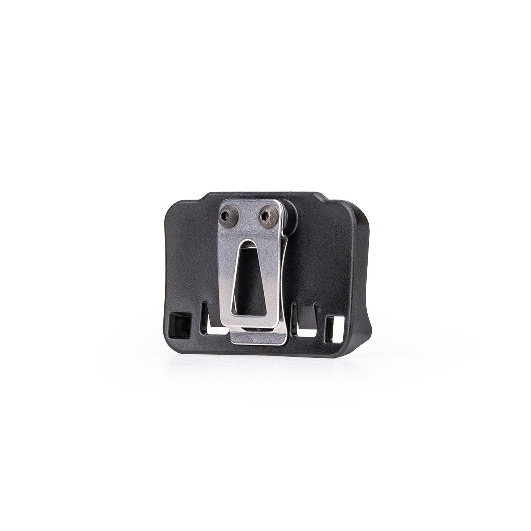 Hjelmadapter:
Holder med clips (til S5 genopladelig)